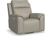 valor dove grey power recliner   