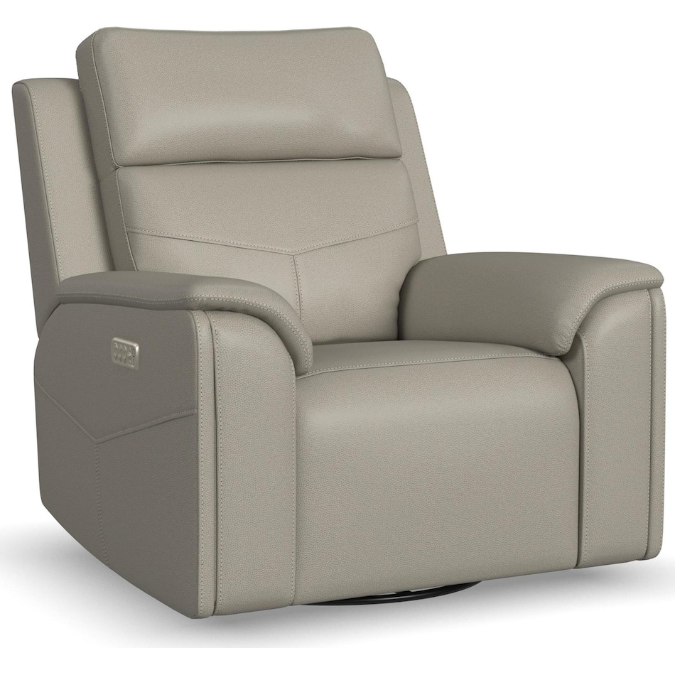 valor dove grey power recliner   