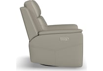 valor dove grey power recliner   
