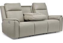 valor grey power reclining sofa   