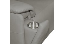 valor grey power reclining sofa   