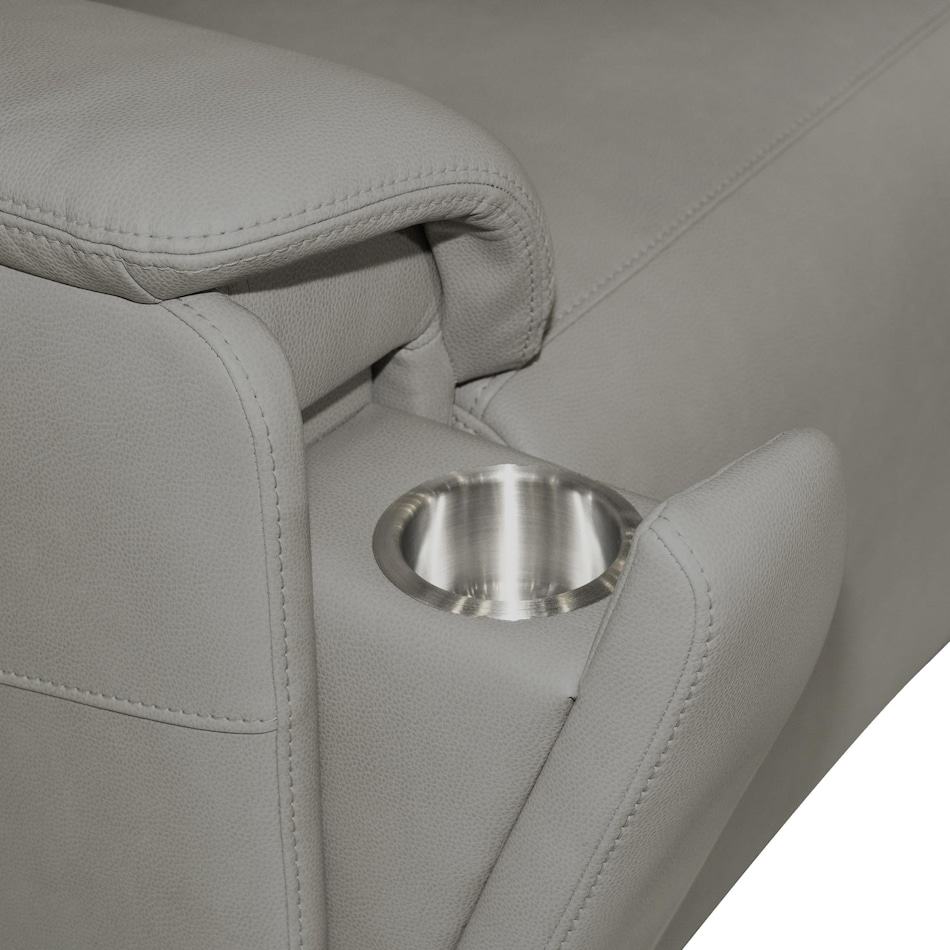 valor grey power reclining sofa   
