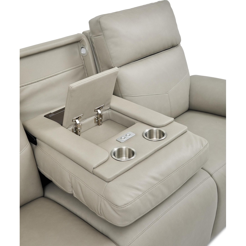 valor grey power reclining sofa   