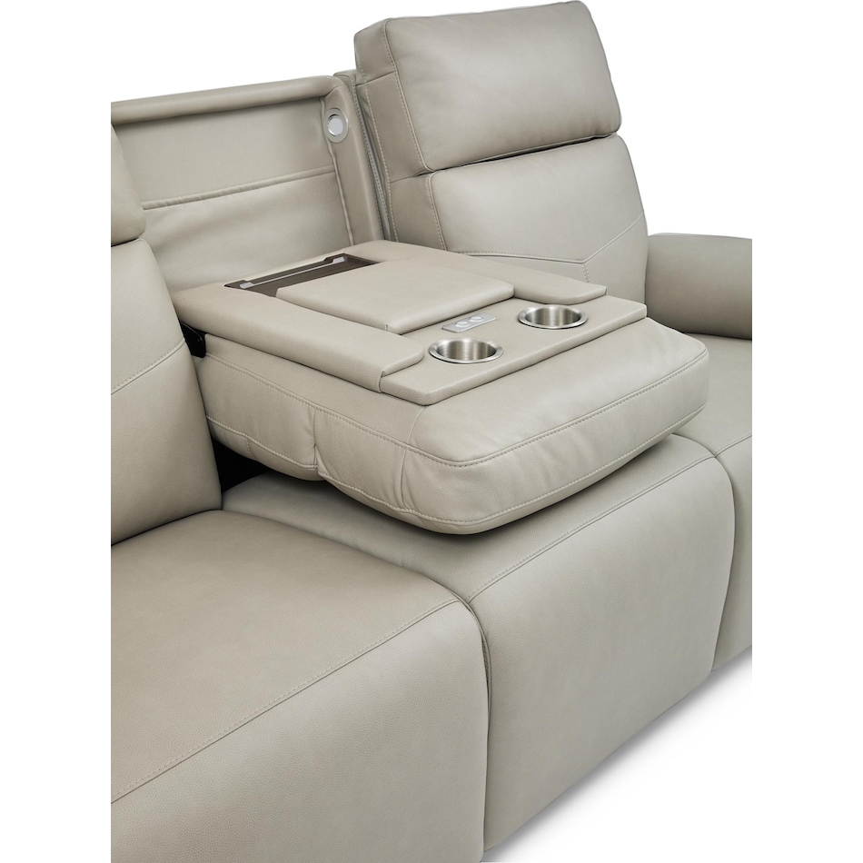 valor grey power reclining sofa   
