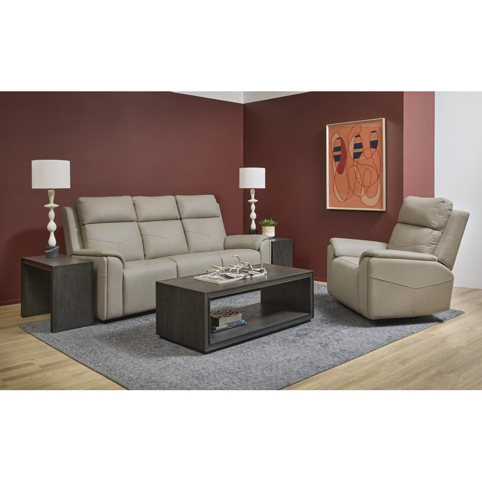 valor grey power reclining sofa   