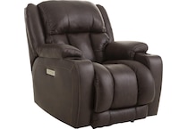 van chocolate power rocker recliner   