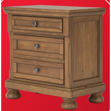 VANDENMORE PANEL BED WITH FREE NIGHTSTAND!