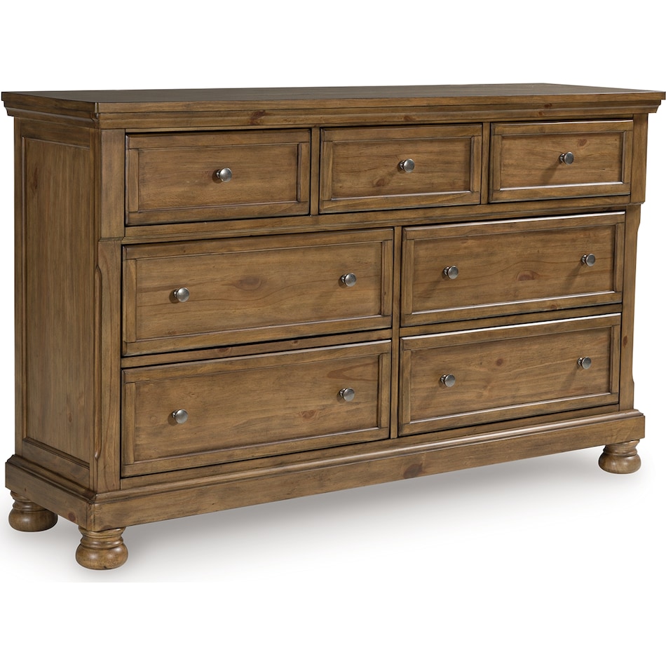 vandenmore medium brown dresser   