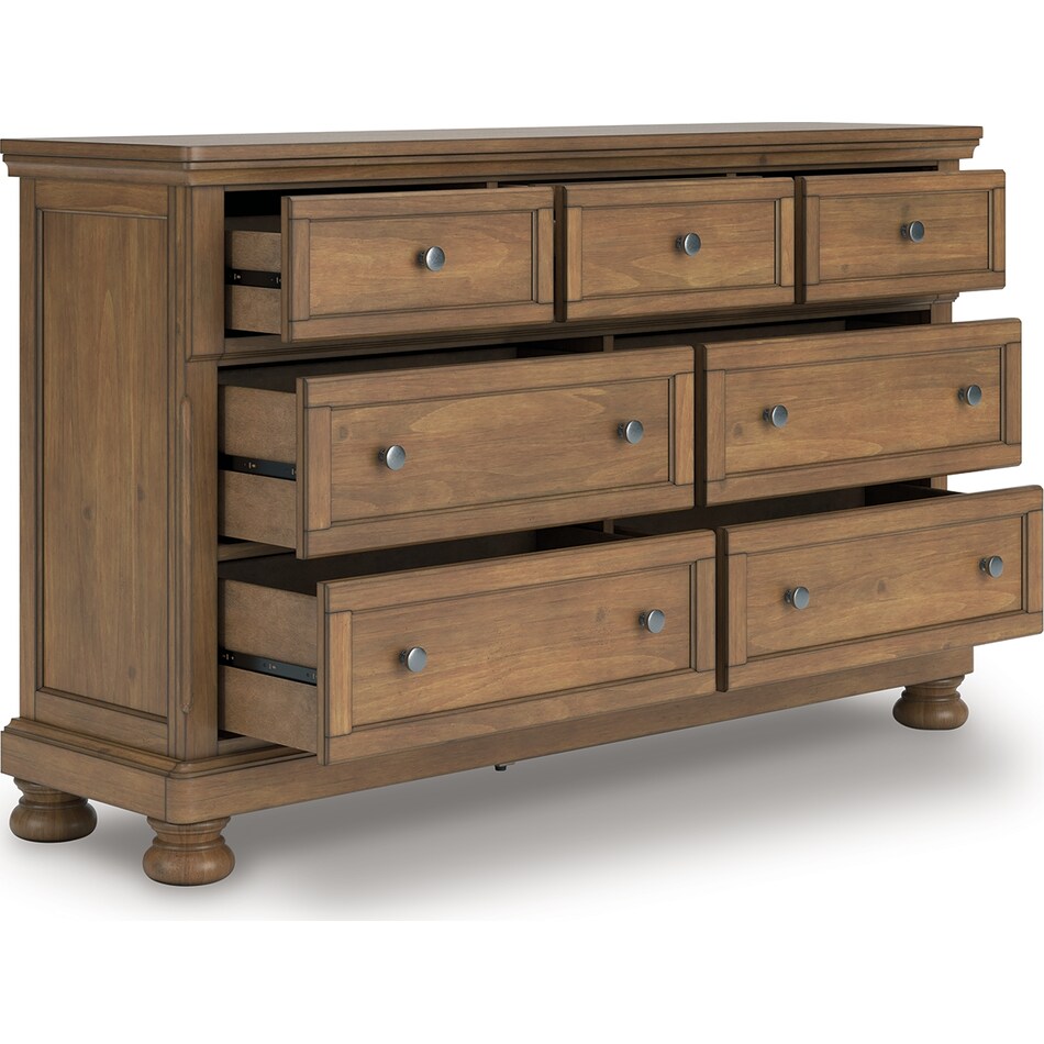 vandenmore medium brown dresser   