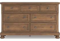 vandenmore medium brown dresser   