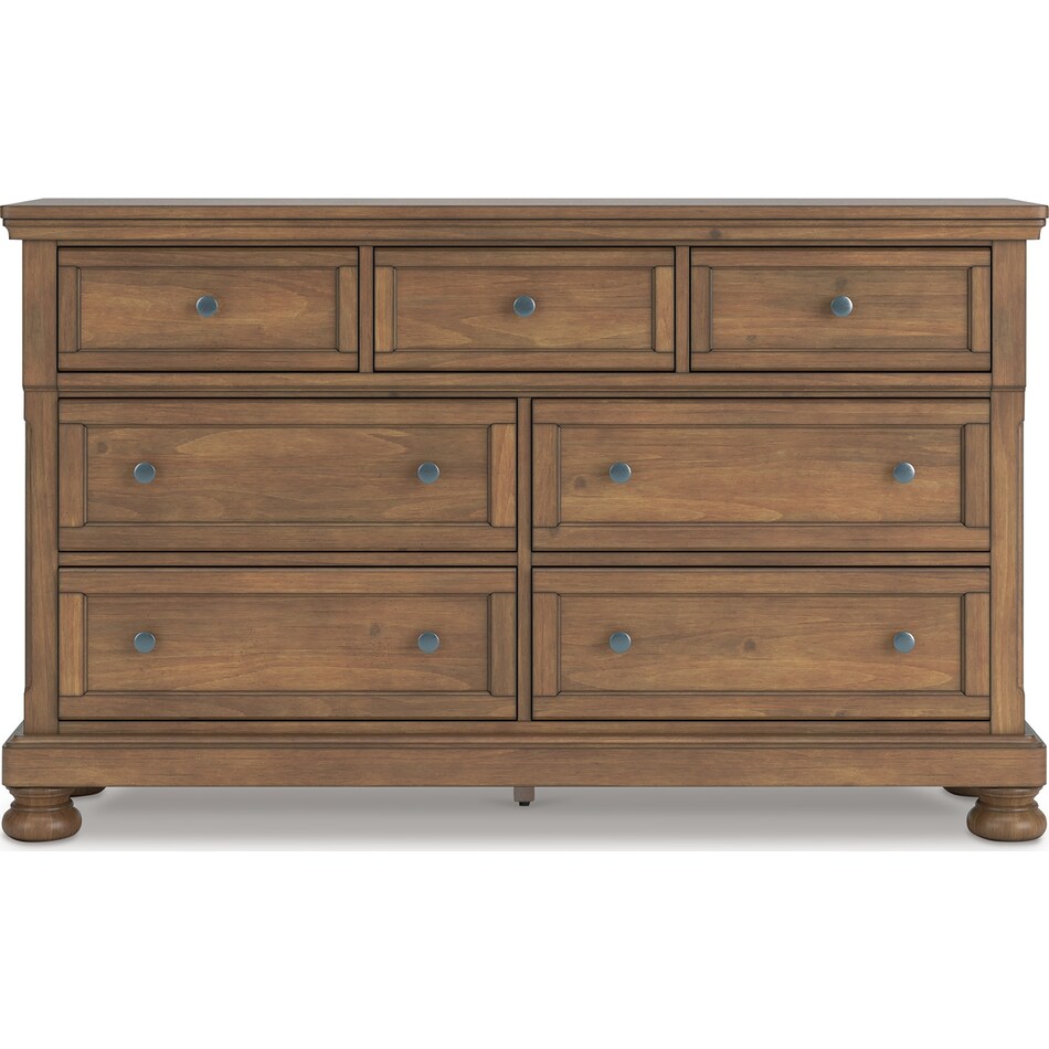 vandenmore medium brown dresser   