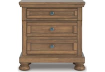 vandenmore medium brown nightstand   