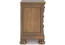 vandenmore medium brown nightstand   