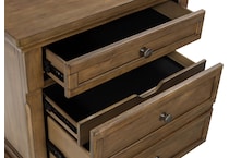vandenmore medium brown nightstand   