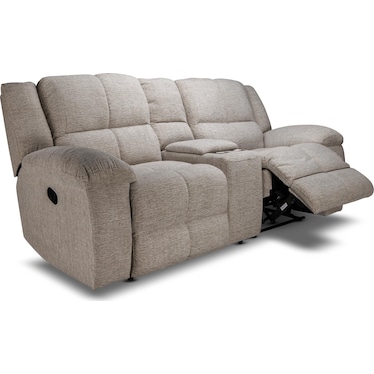 VANILLA RECLINING LOVESEAT