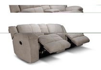 vanilla reclining loveseat   