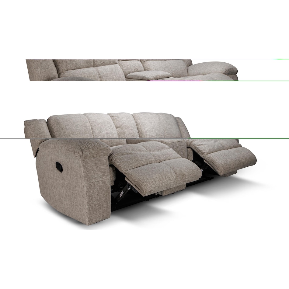 vanilla reclining loveseat   