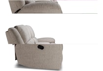 vanilla reclining loveseat   