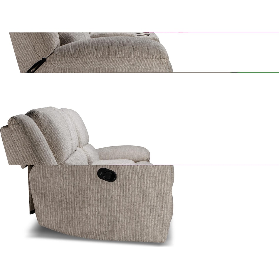 vanilla reclining loveseat   