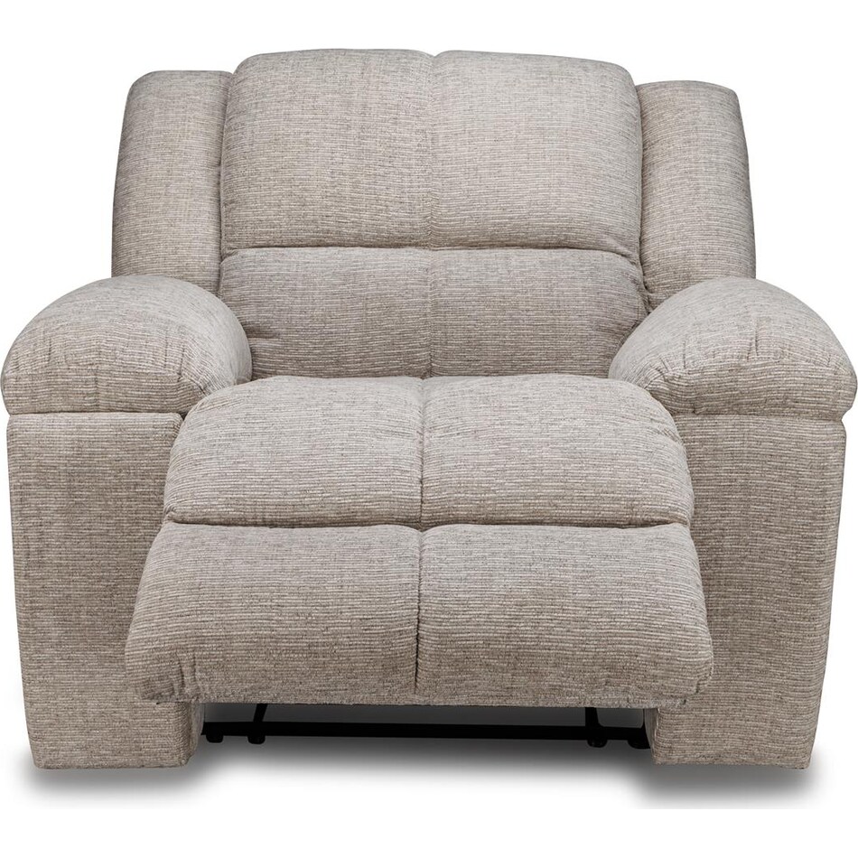 vanilla white recliner   