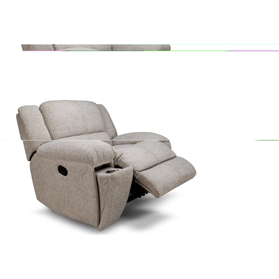 vanilla white recliner   