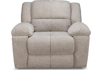 vanilla white recliner   