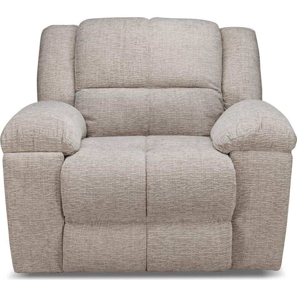 vanilla white recliner   