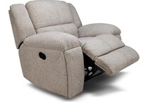 vanilla white recliner   