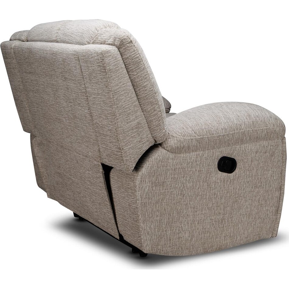 vanilla white recliner   