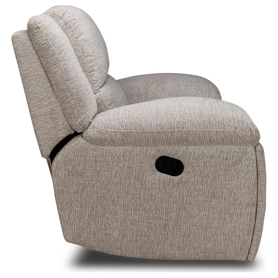 vanilla white recliner   