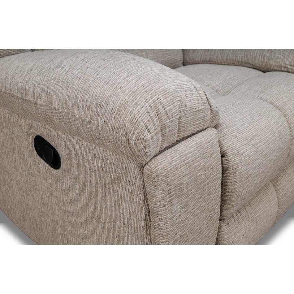 vanilla white recliner   