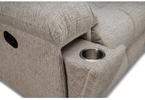 vanilla white recliner   