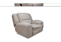 vanilla white recliner   