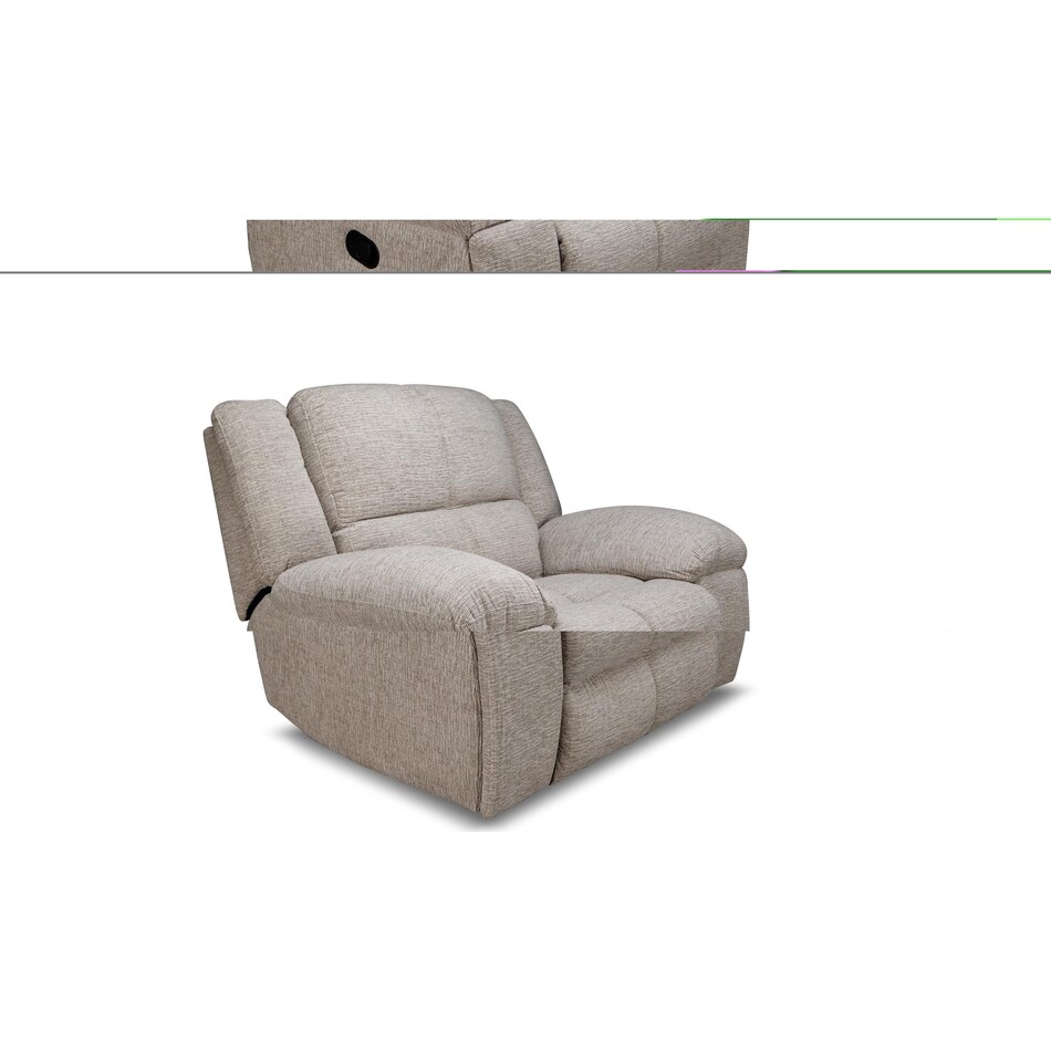 vanilla white recliner   