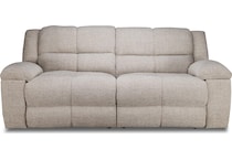 vanilla white reclining sofa   