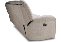 vanilla white reclining sofa   