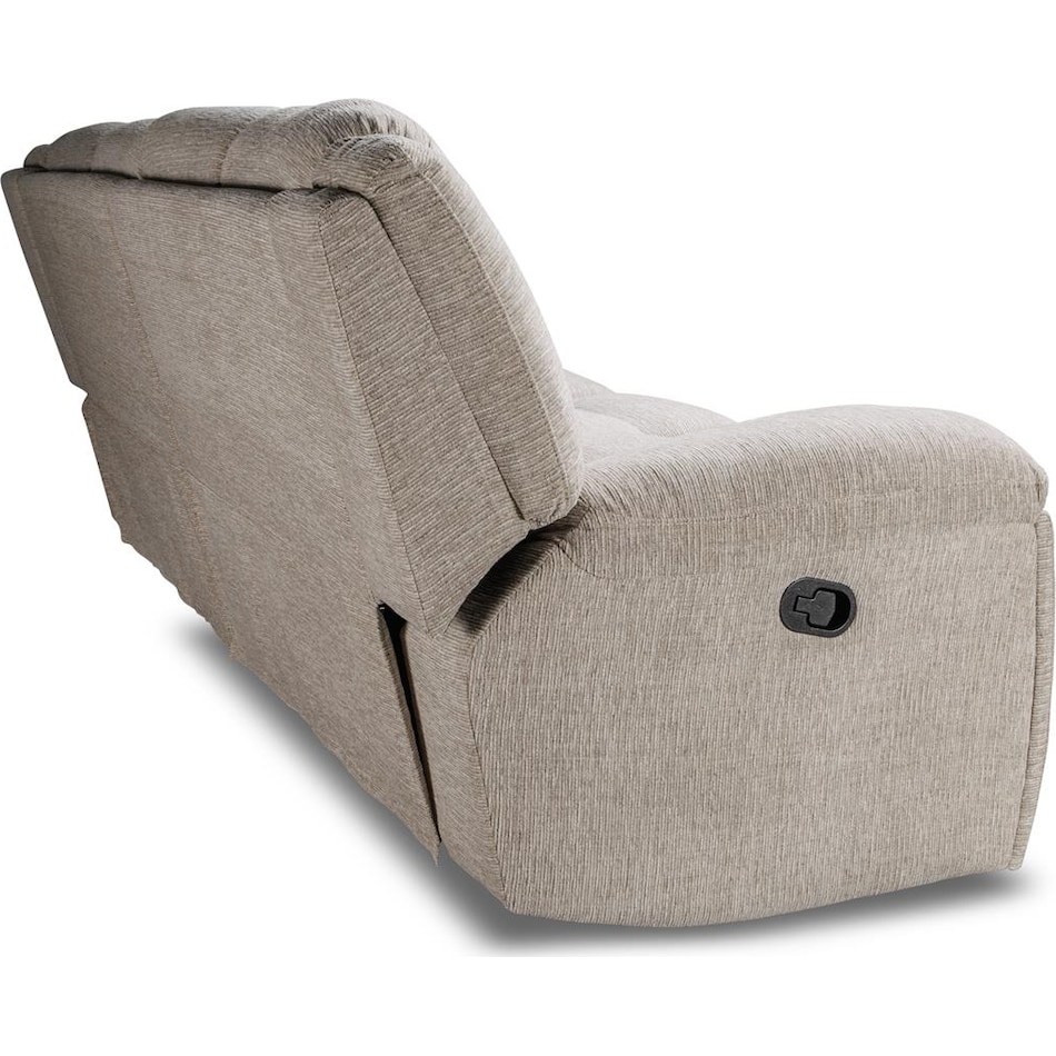 vanilla white reclining sofa   