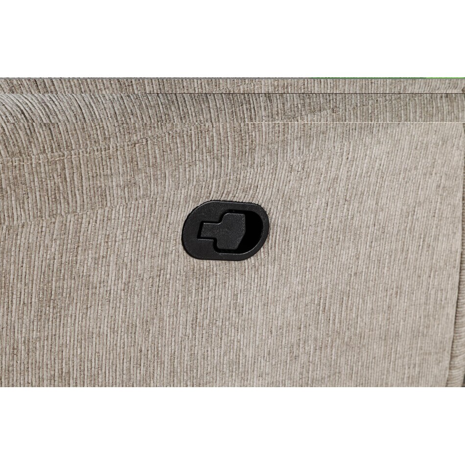 vanilla white reclining sofa   