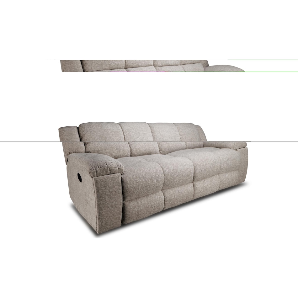 vanilla white reclining sofa   