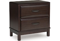 vanmore brown nightstand   