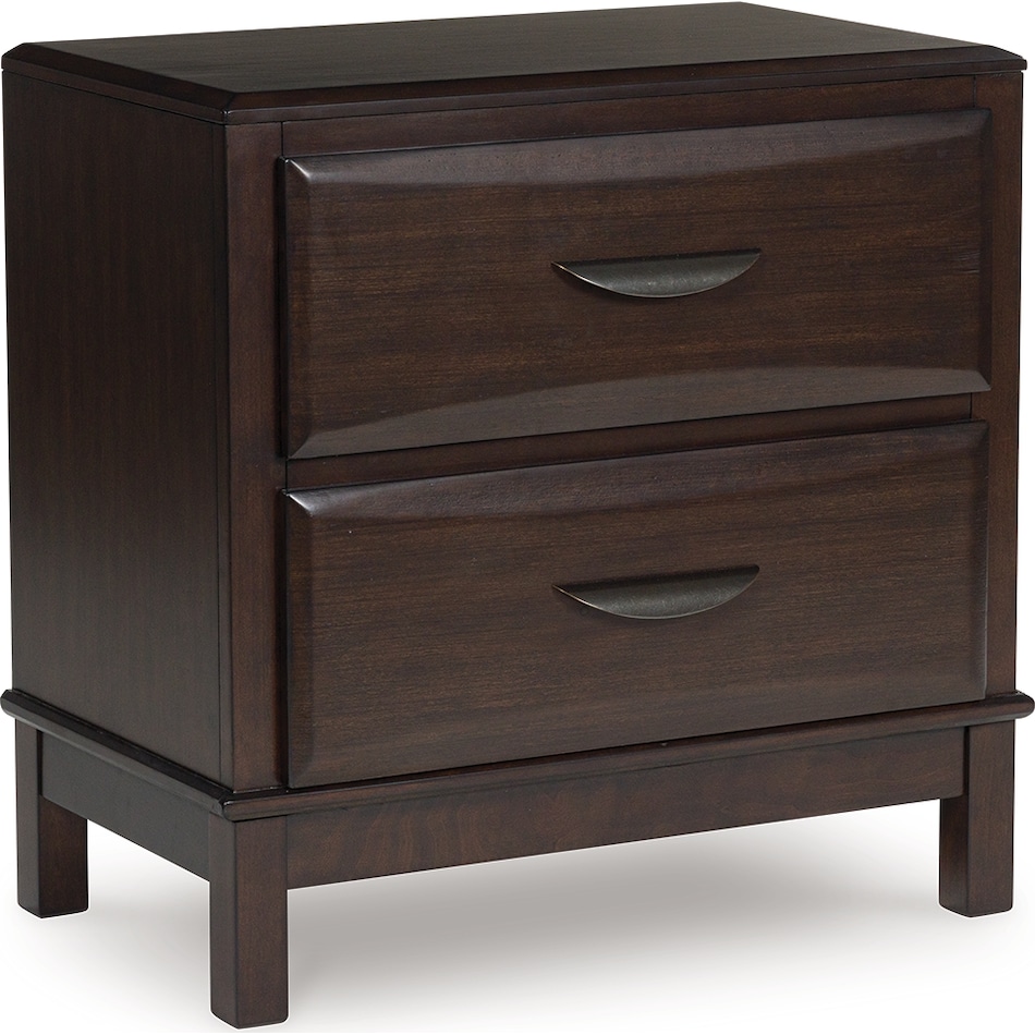 vanmore brown nightstand   