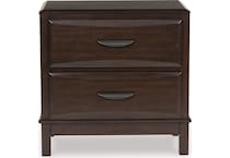 vanmore brown nightstand   