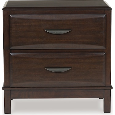 VANMORE TWO DRAWER NIGHTSTAND