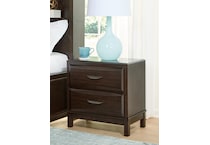vanmore brown nightstand   