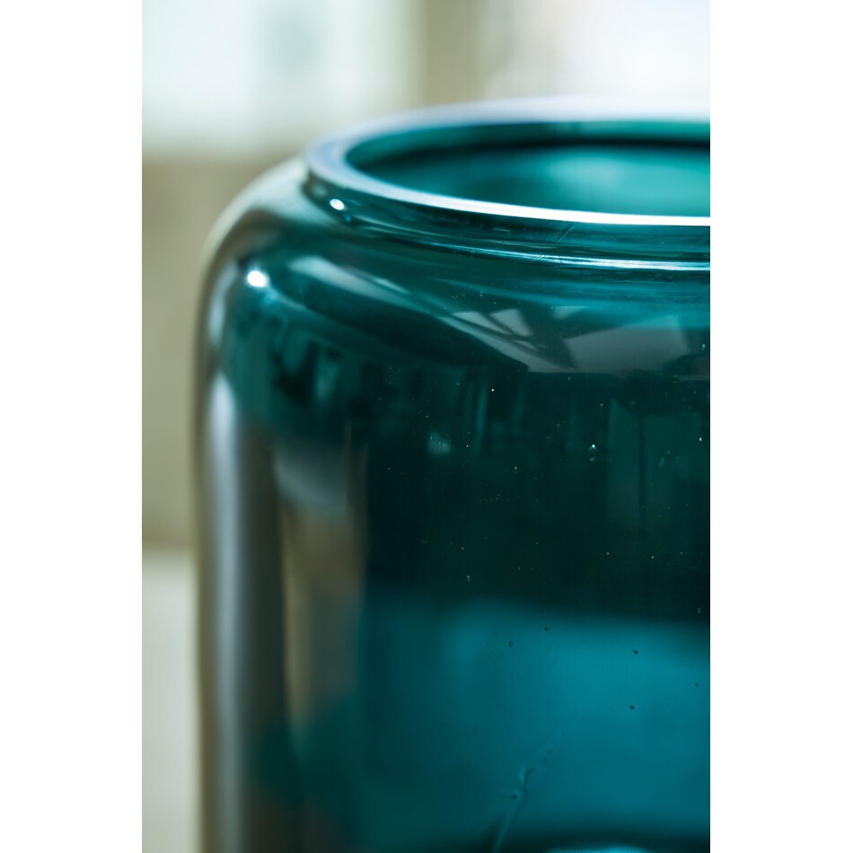 vase teal vase   