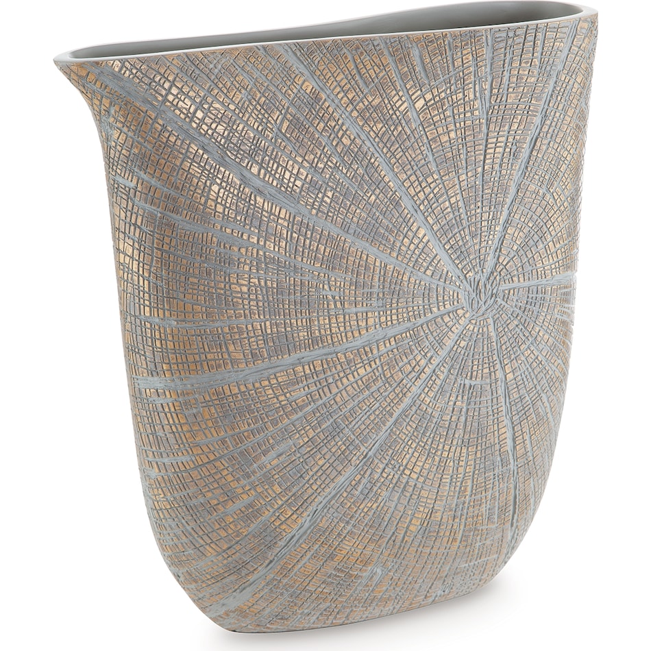 vases antique gold finish vase   