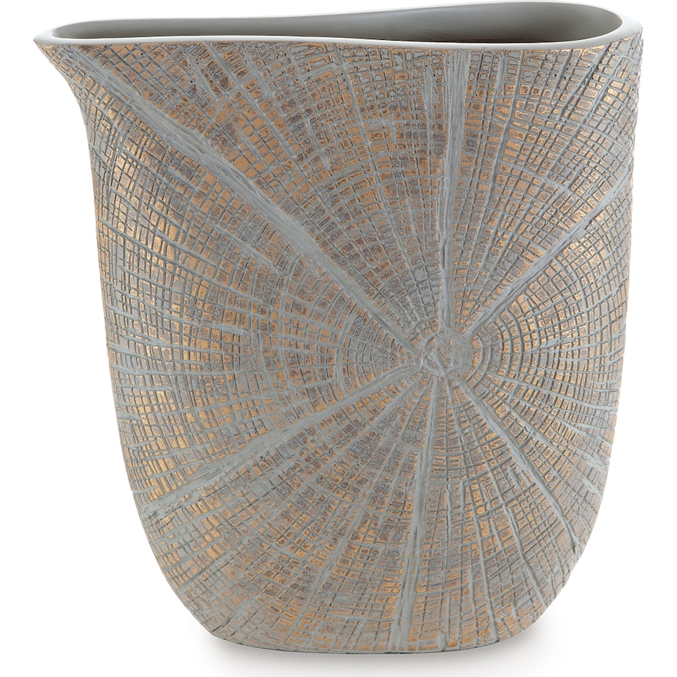 vases antique gold finish vase   