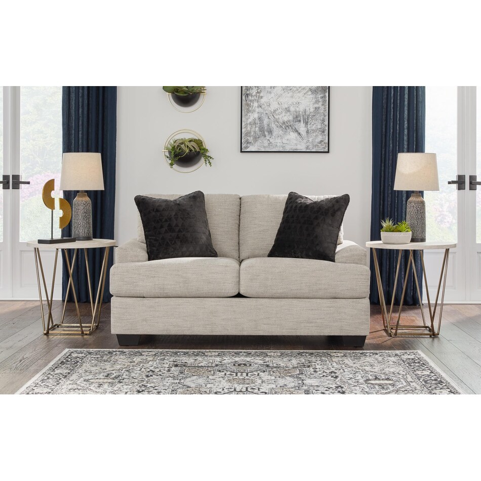 vayda pebble loveseat   