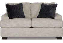 vayda pebble loveseat   