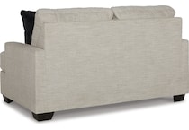 vayda pebble loveseat   